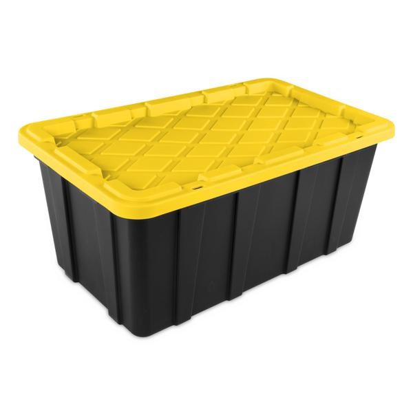 Contenedor industrial apilable Sterilite 38 galones uso rudo